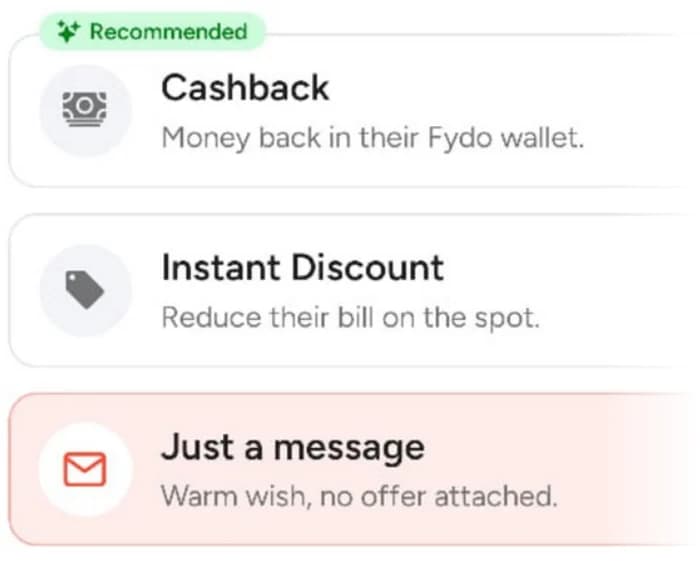Offer options