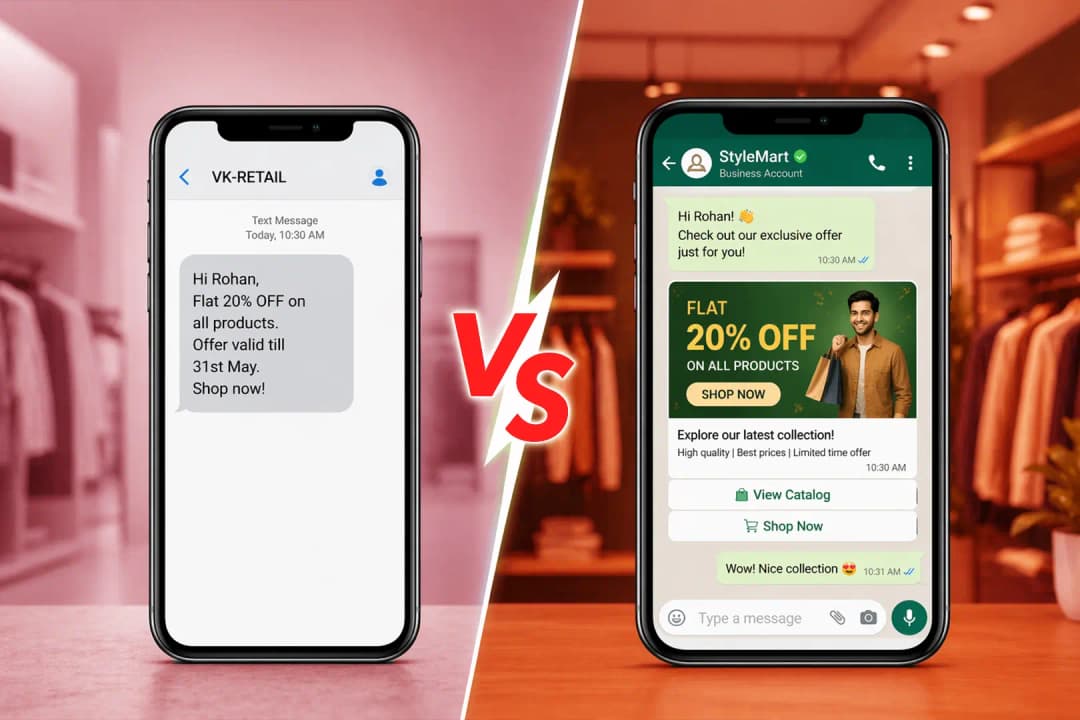 Which One is Better? - WhatsApp Marketing vs SMS Marketing