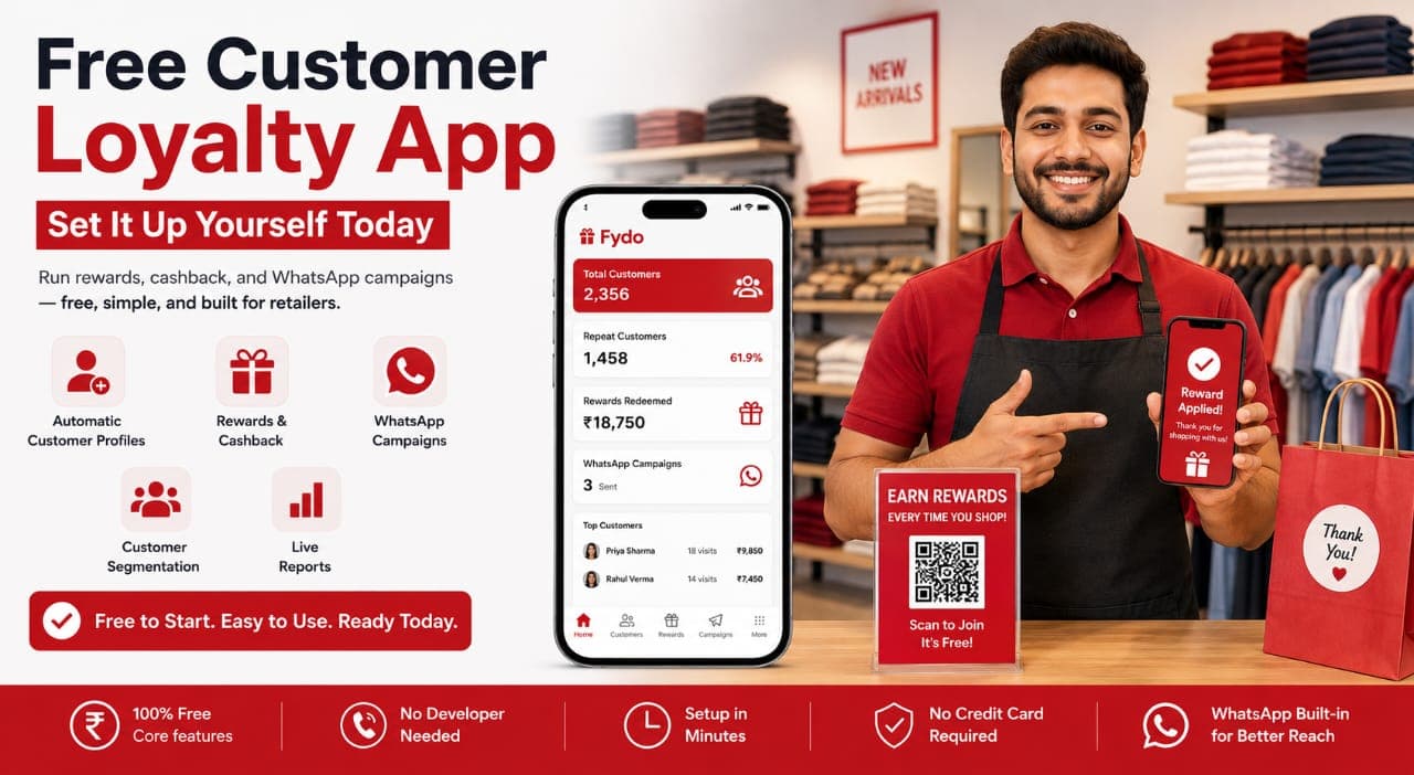 Free Customer Loyalty App for all Businesses