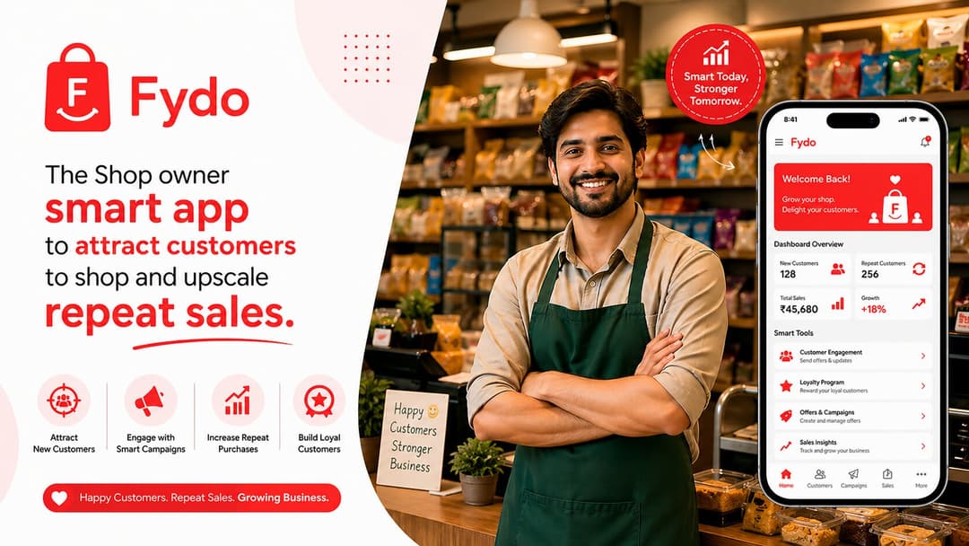 How Fydo Helps Storekeepers attract customers to their store and make more sales by walking in.